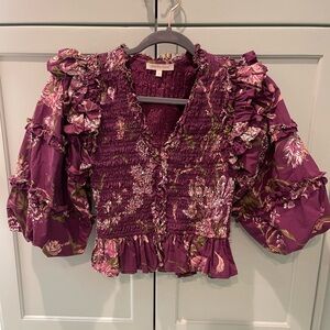 Love the Label purple top, size S